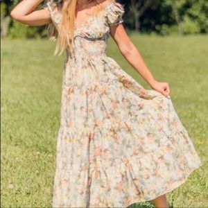 Danielle Bernstein Vintage Floral Poplin Dress